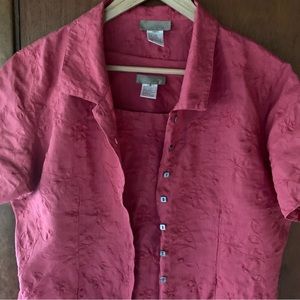 Vintage 100% Linen dress set